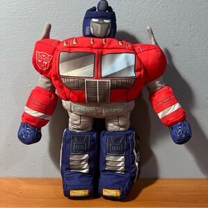Transformers Optimus Prime/ Softimus Prime Reversible Plush Hasbro 2006